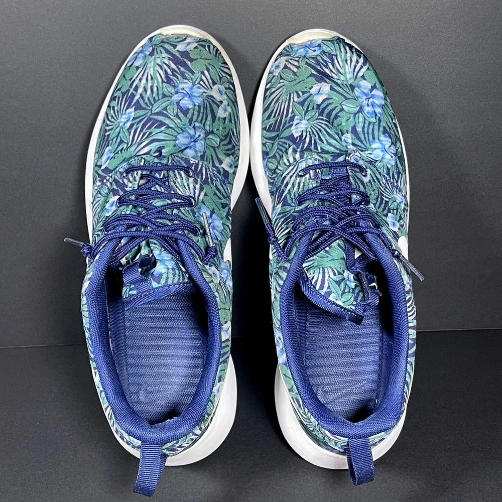 Nike Roshe One Print Premium Athletic Hawaiian Loyal Blue 833620-410 Mens Sz 8.5 - Picture 6 of 7